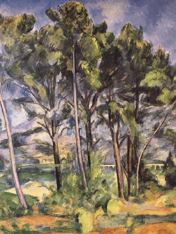 Paul Cezanne Aqueduct Norge oil painting art